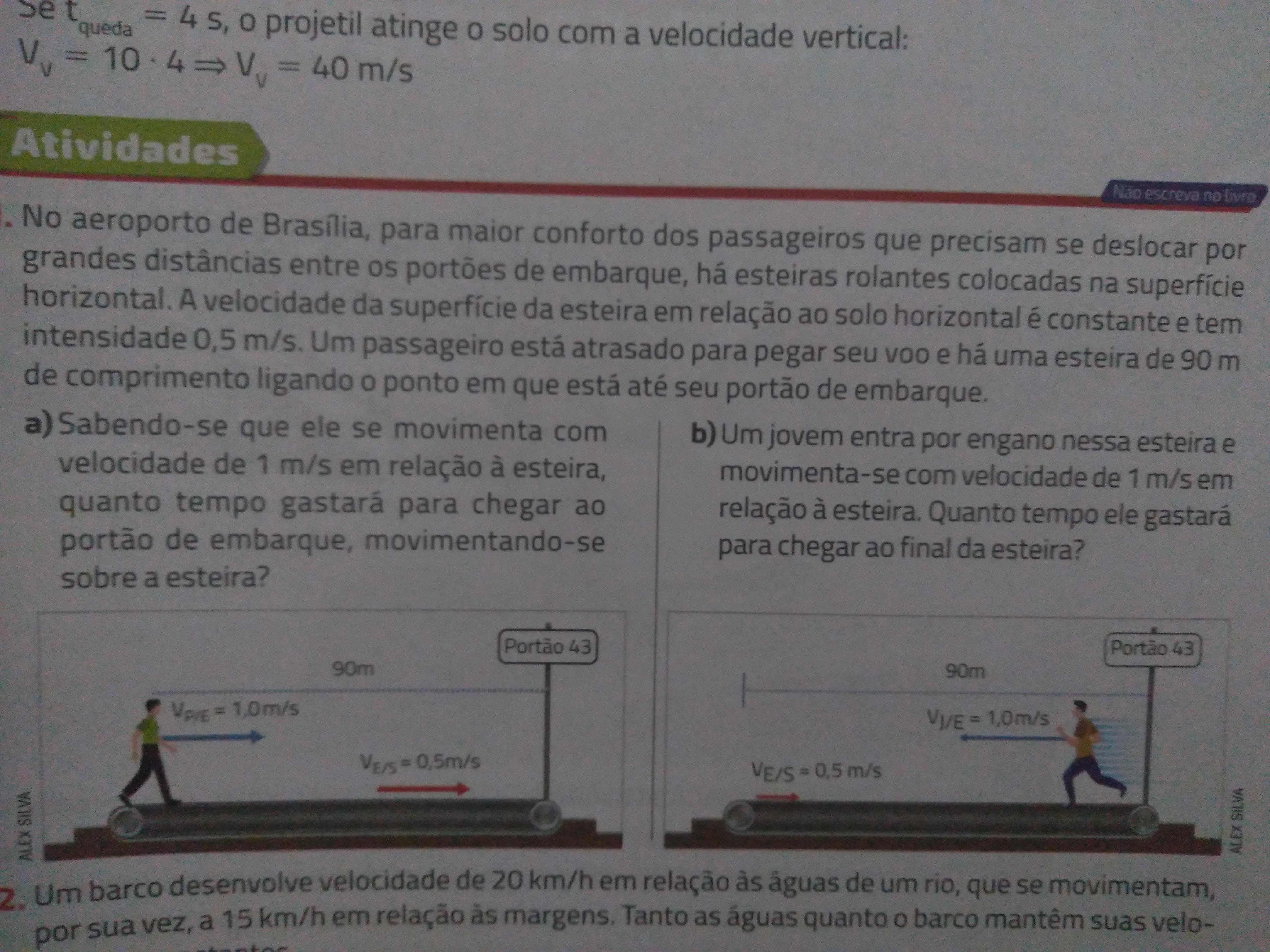 No aeroporto de Brasília, para maior conforto dos passageir