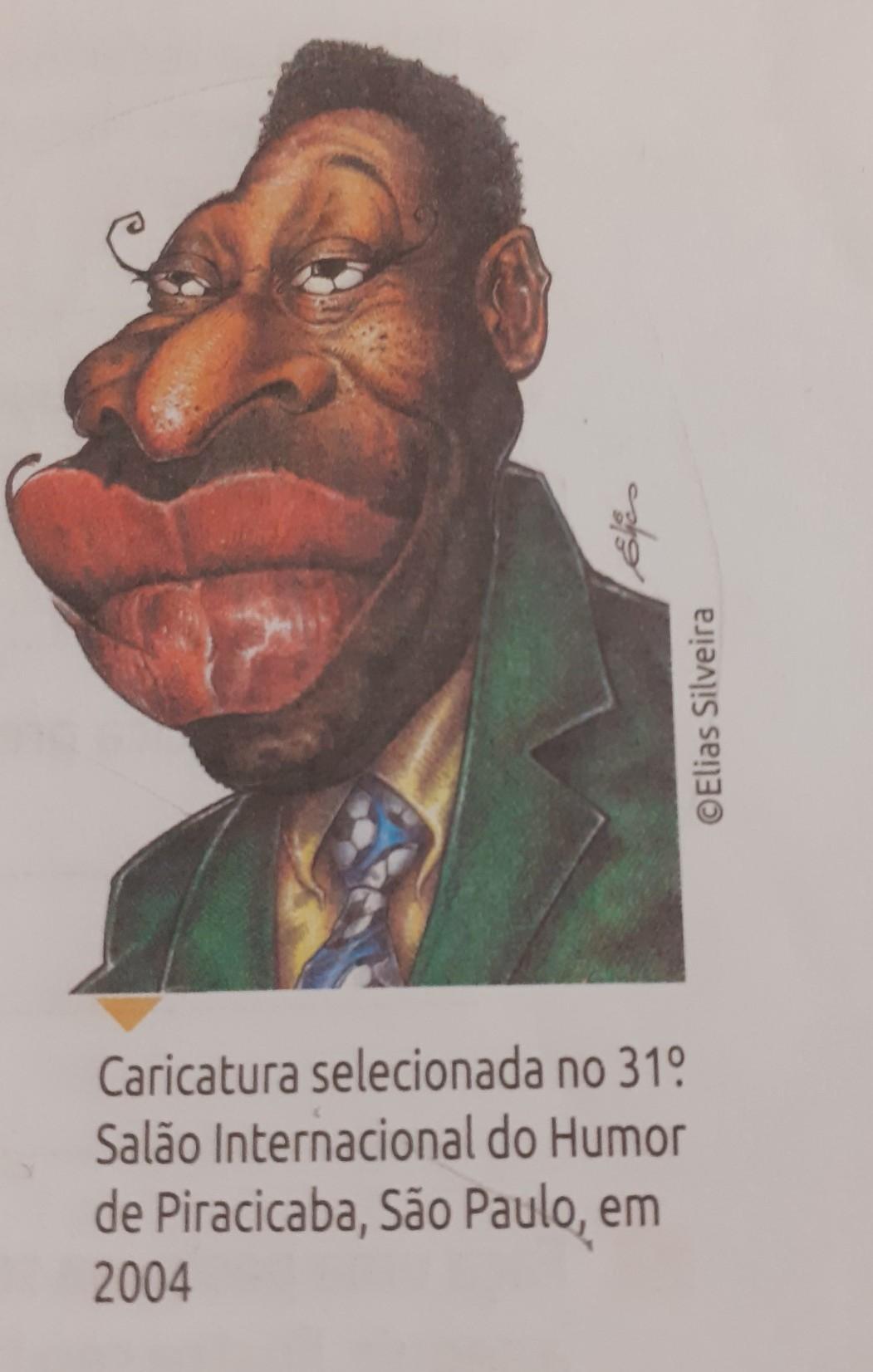 f) Por que essa caricatura foi selecionada no Salão Interna