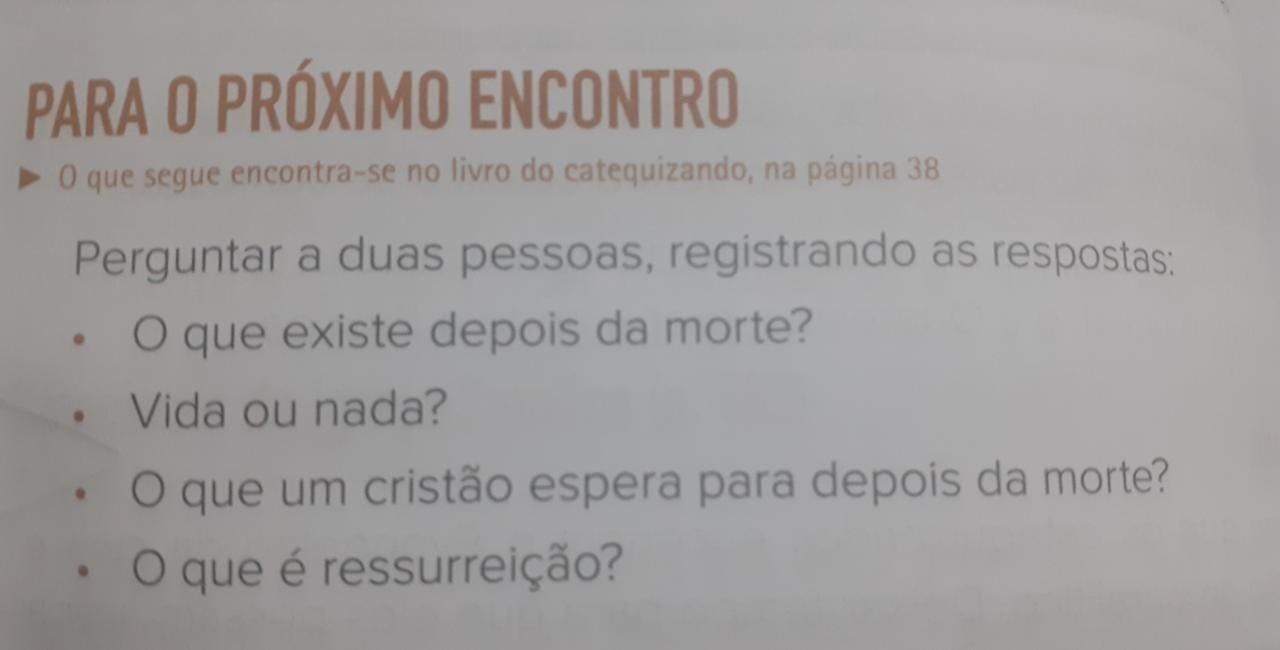 Oi:) Atividade da catequese, crisma; * Coloca seu primeiro nome* É a sua opiniãoPerguntar a duas pessoas, registrando as