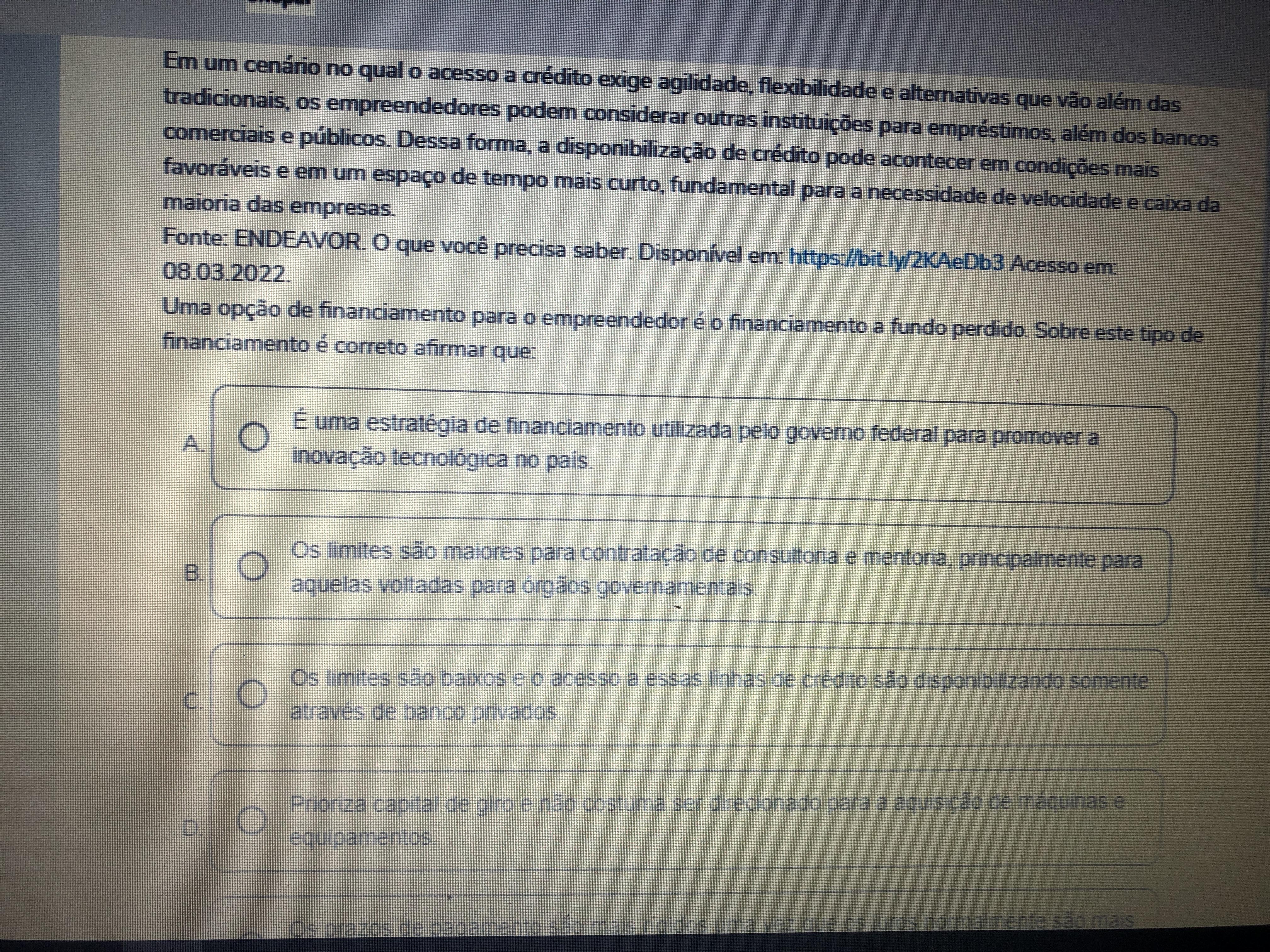 Alguém me ajuda , é sobre empreendedorismo e inovação