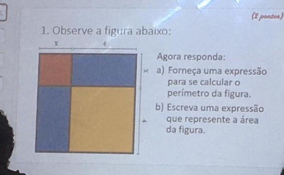 observe a figura abaixo a) forneça uma expressão parasse c