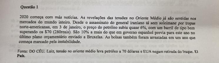 questão 1tensões entre países são comuns no oriente médio. algumas ficando apenas no campo diplomático e outras chegando a estabelece